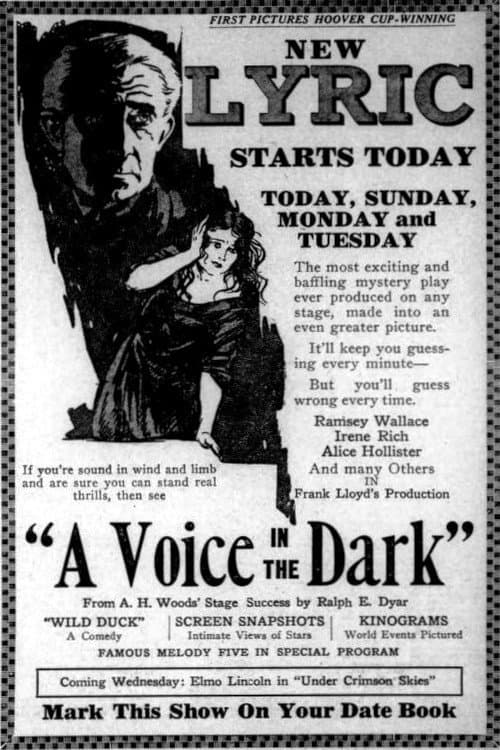 A Voice in the Dark (1921) poster