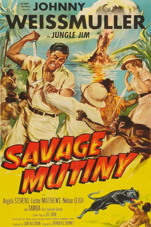 Savage Mutiny (1953) poster