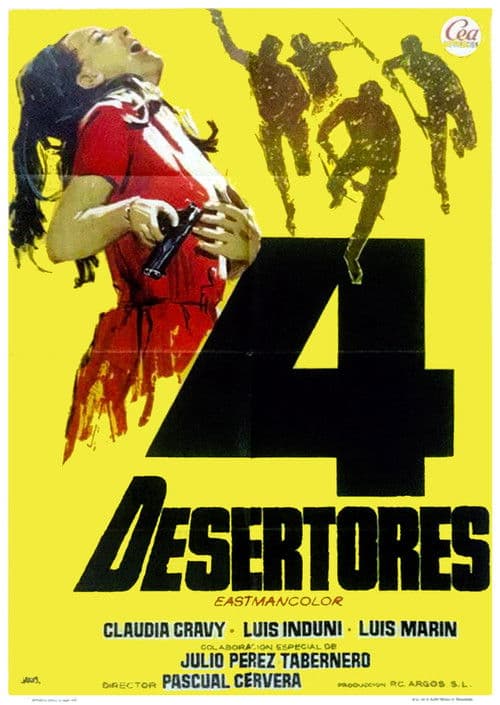 Cuatro desertores (1970) poster