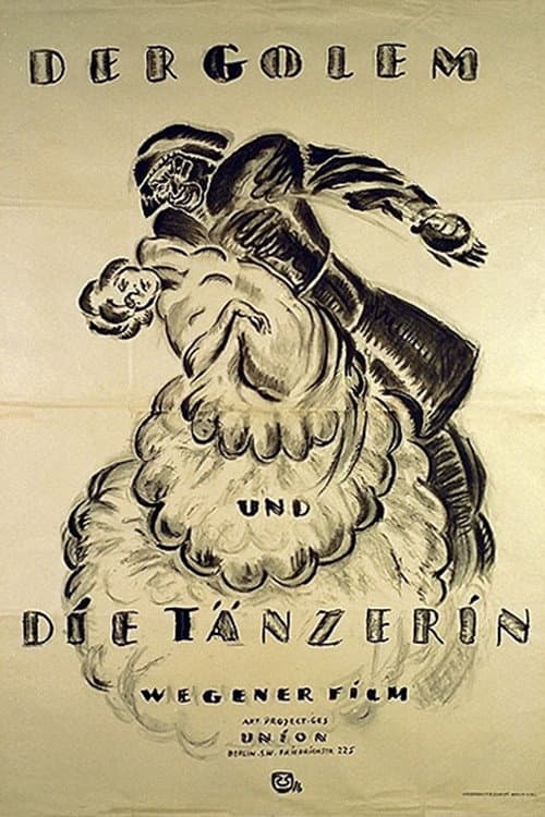 Der Golem und die Tänzerin (1917) poster