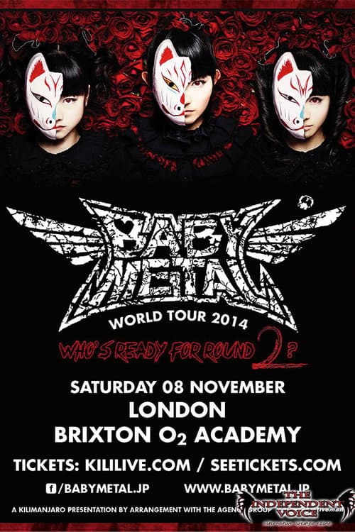 BABYMETAL WORLD TOUR 2014 - Live in London - O2 Academy Brixton (2014) poster