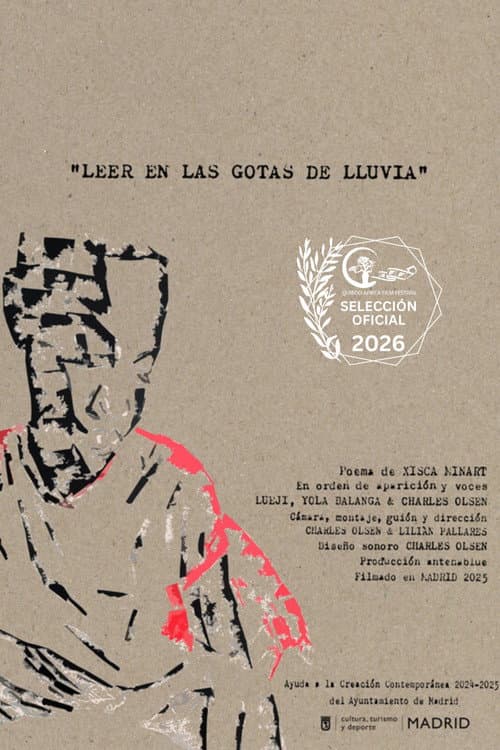 Leer en las gotas de lluvia (2025) poster