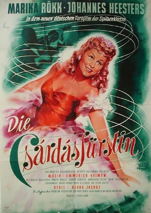 Die Csardasfürstin (1951) poster