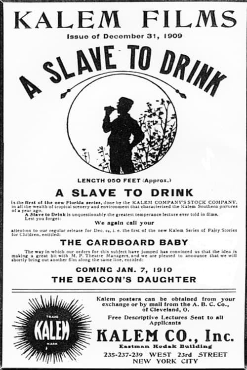 A Slave to Drink (1909) poster