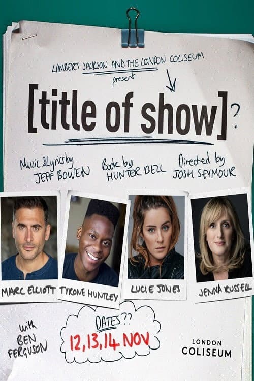 [title of show] (2020) poster