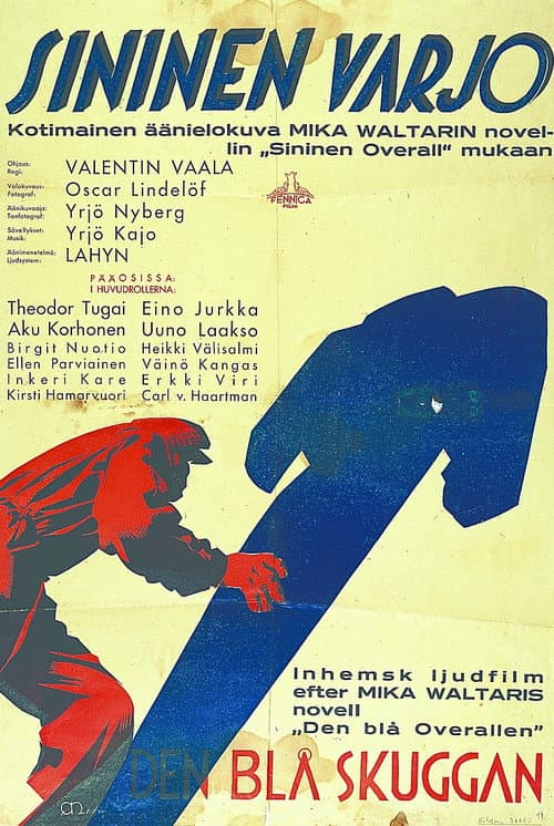 Sininen varjo (1933) poster