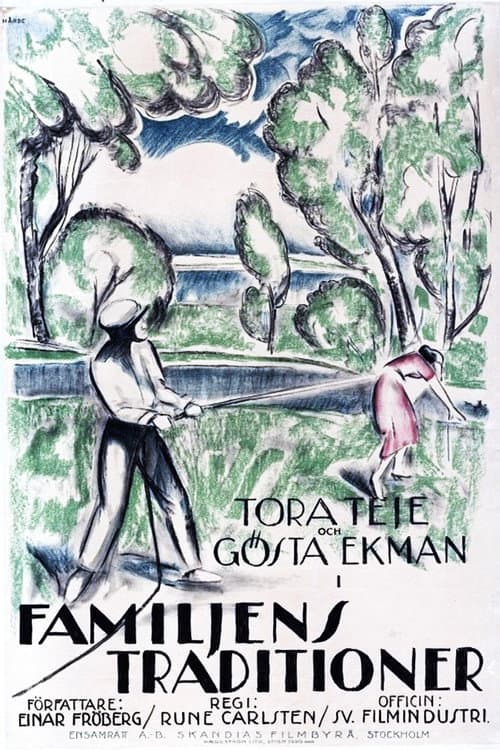 Familjens traditioner (1920) poster