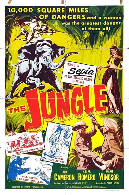 The Jungle (1952) poster