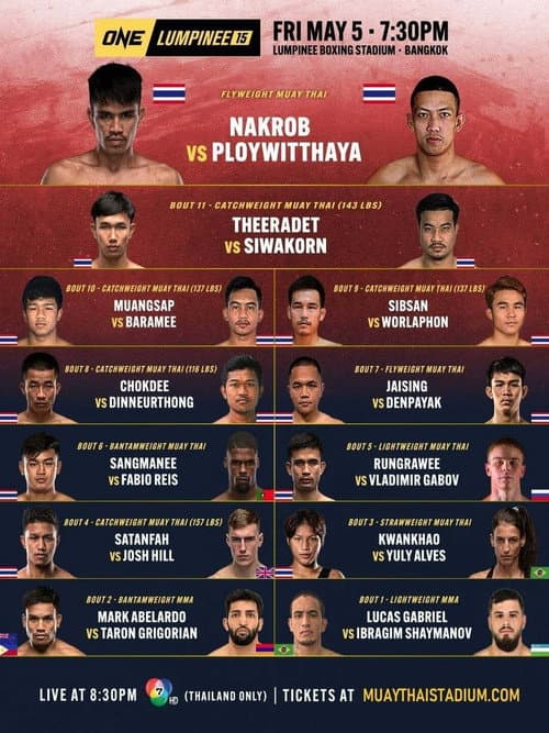 ONE Friday Fights 15: Nakrob vs. Ploywitthaya (2023) poster