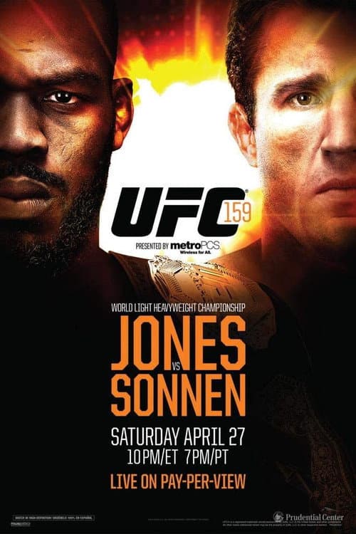 UFC 159: Jones vs. Sonnen (2013) poster