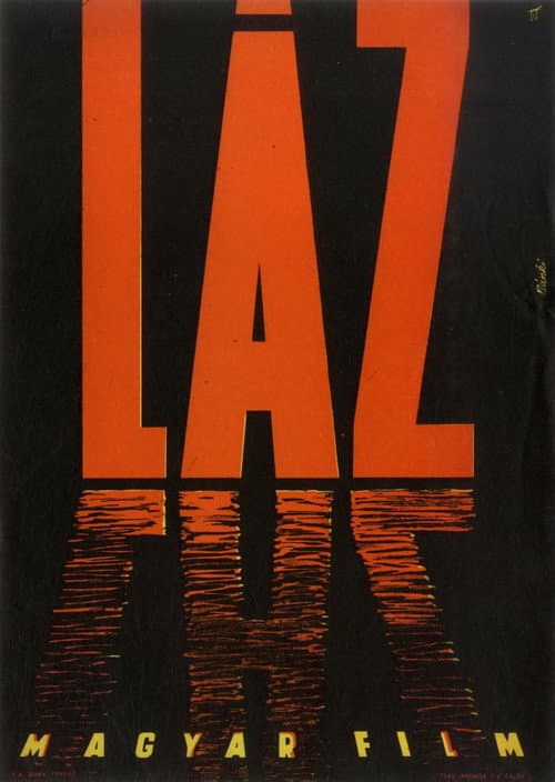 Láz (1957) poster