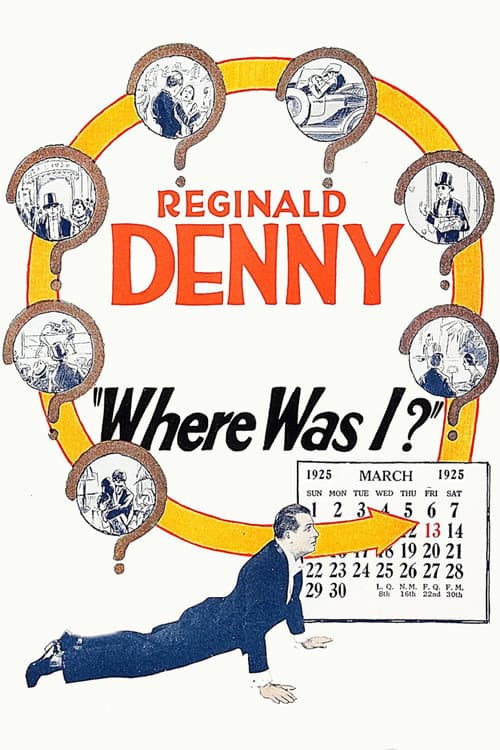Where Was I? (1925) poster