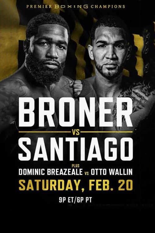 Adrien Broner vs. Jovanie Santiago (2021) poster