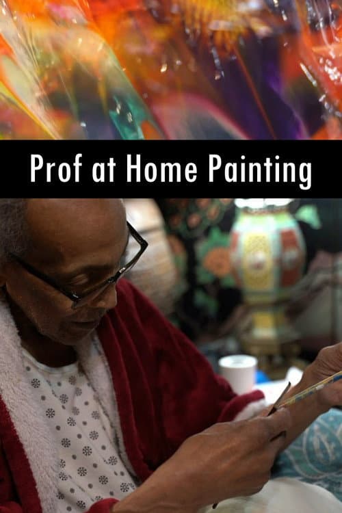 Prof at Home Painting (2024) poster