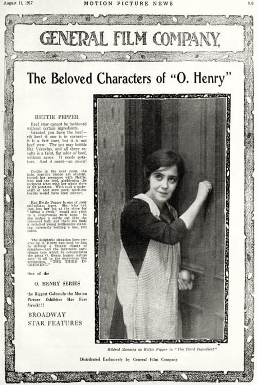 The Third Ingredient (1917) poster
