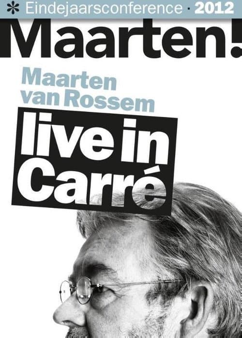 Maarten van Rossem: Eindejaarsconference 2012 (2012) poster