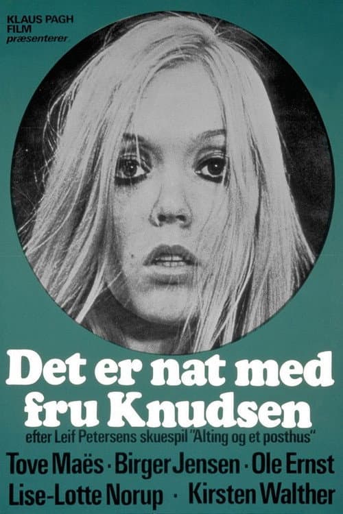 Det er nat med fru Knudsen (1971) poster
