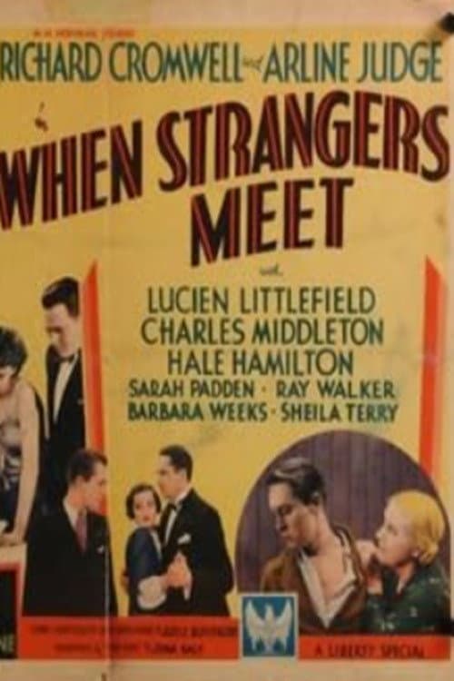 When Strangers Meet (1934) poster