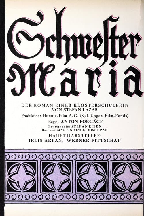 Mária növér (1929) poster
