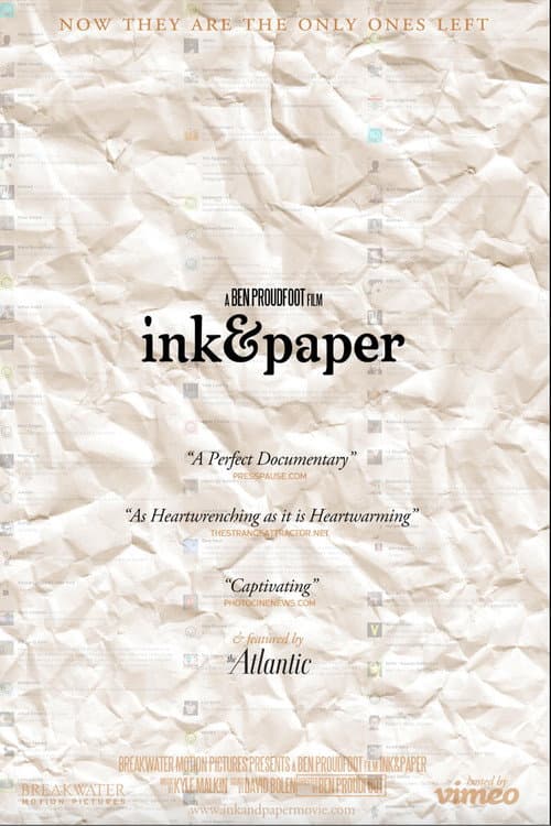 Ink & Paper (2011) poster