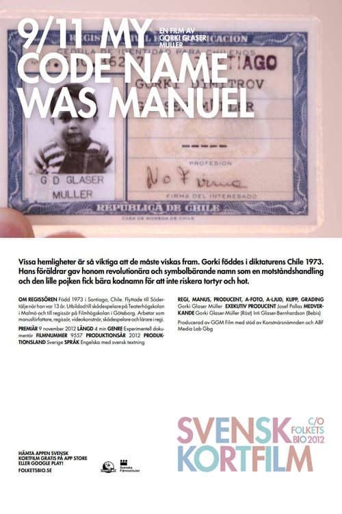 9/11 My Code Name Was Manuel (2012) poster