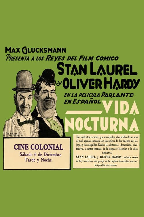 La vida nocturna (1930) poster