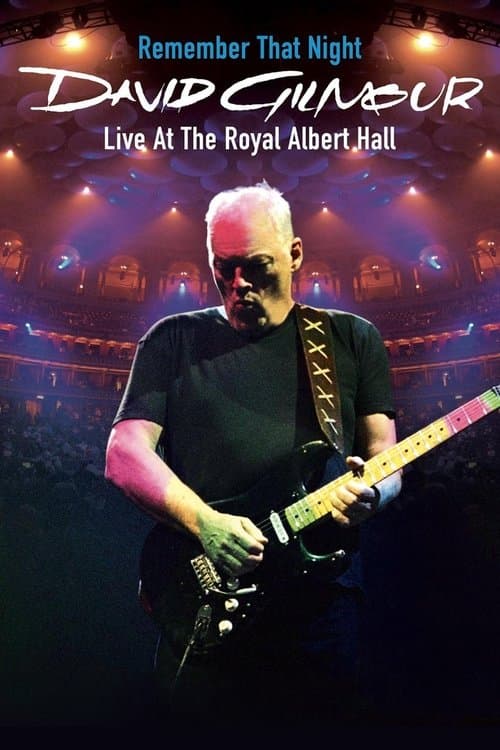 David Gilmour: Remember That Night (2007) poster