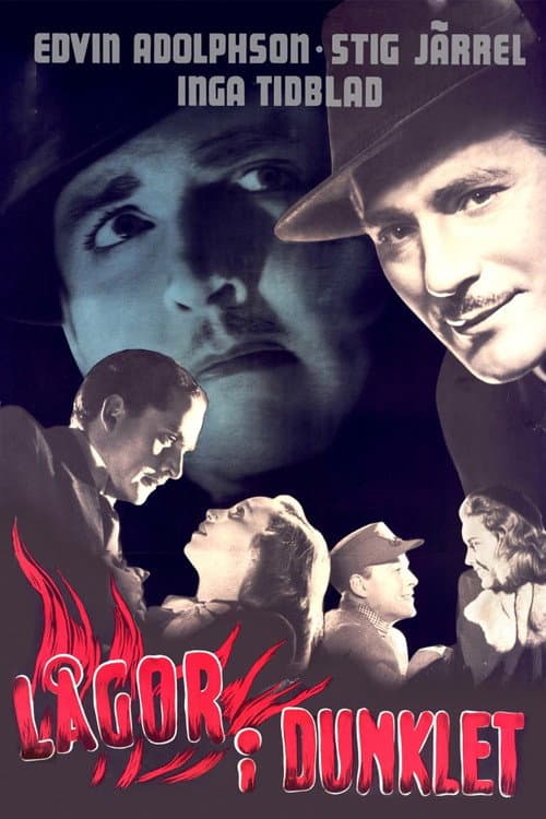 Lågor i dunklet (1942) poster
