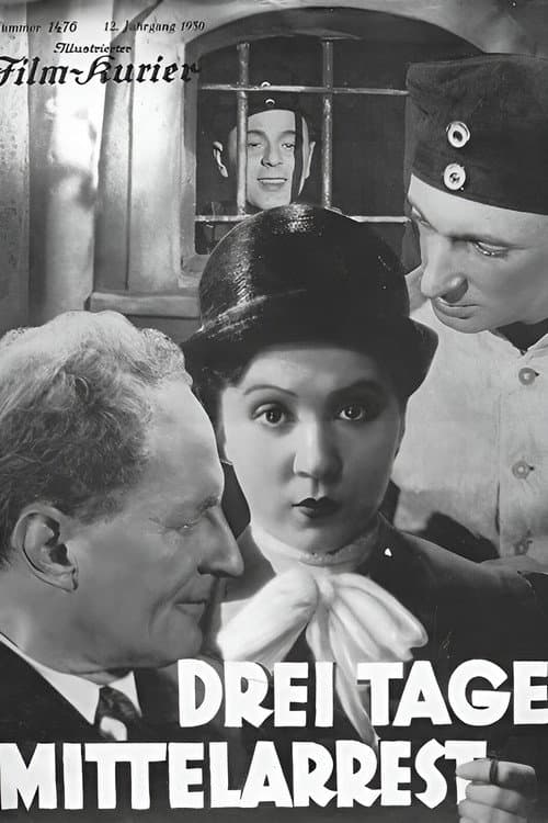 Drei Tage Mittelarrest (1930) poster