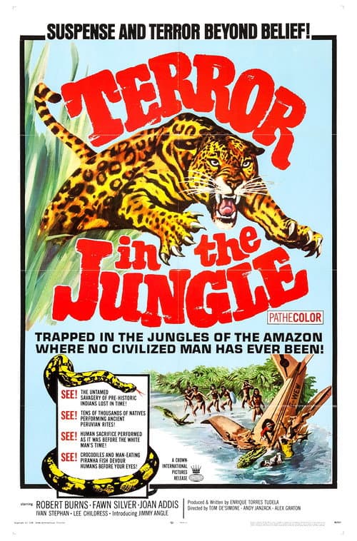 Terror in the Jungle (1968) poster
