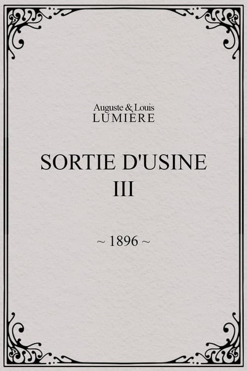 Sortie d'usine, [III] (1896) poster