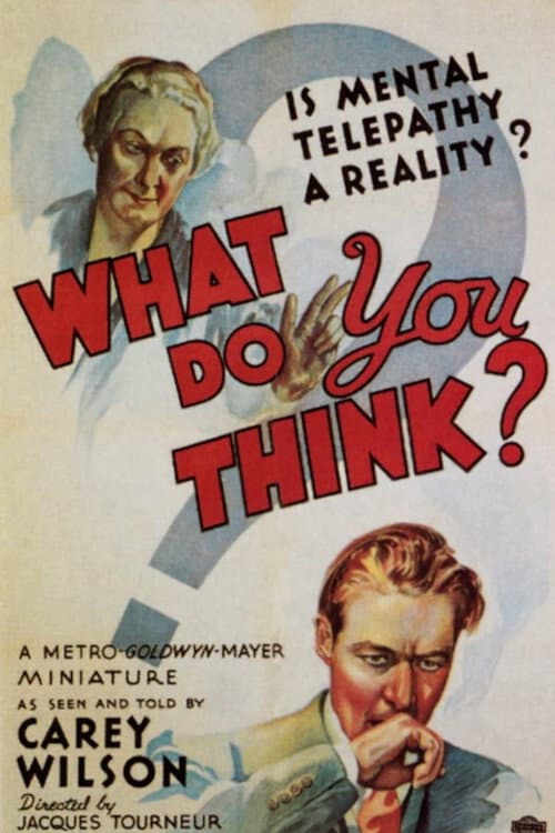 What Do You Think? (1937) poster