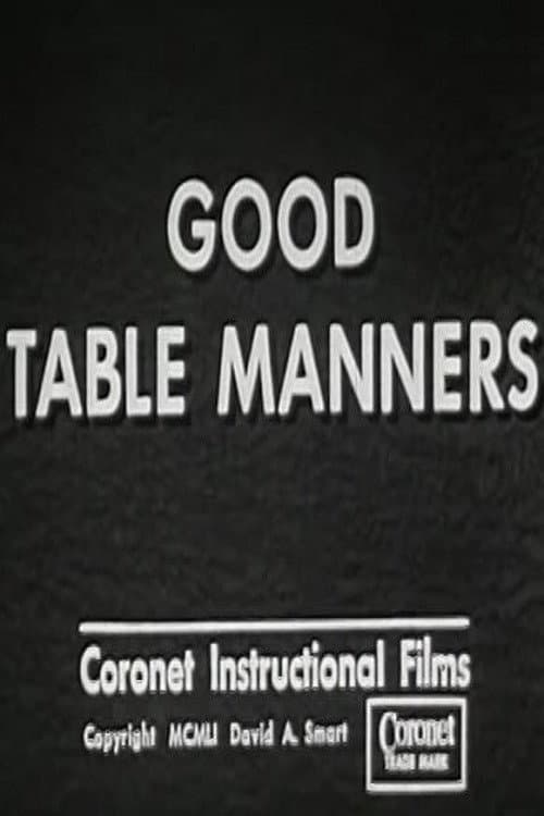 Good Table Manners (1951) poster