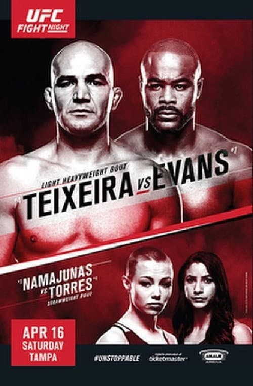 UFC on Fox 19: Teixeira vs. Evans (2016) poster
