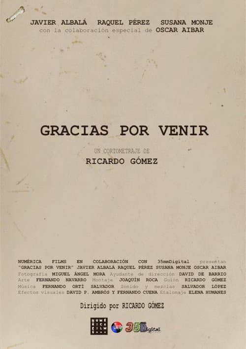 Gracias por venir (2016) poster