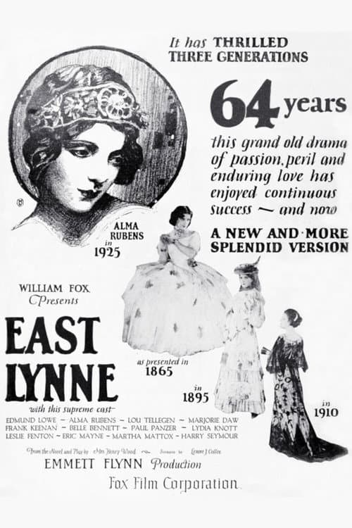 East Lynne (1925) poster