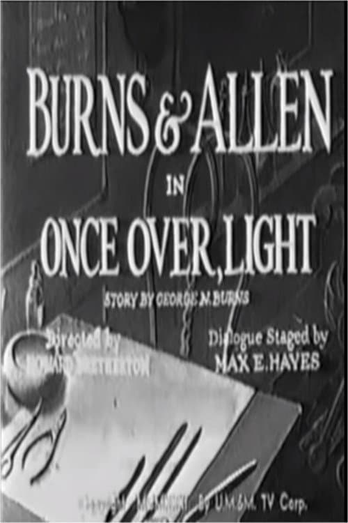 Once Over, Light (1931) poster