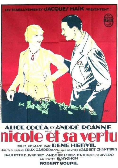 Nicole et sa vertu (1932) poster