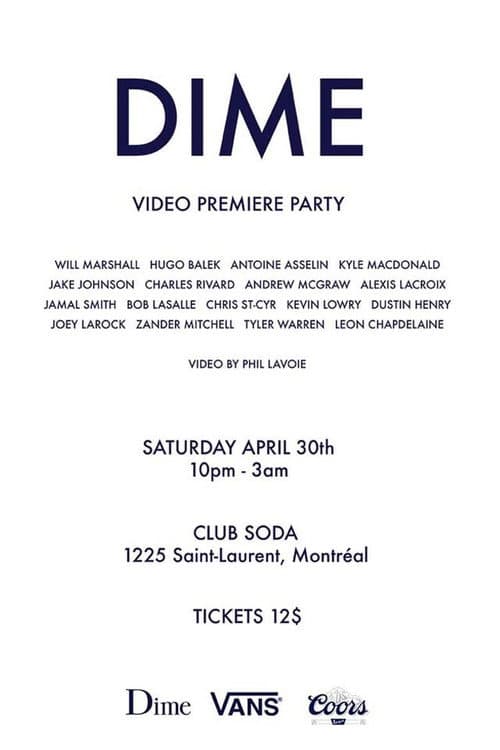 Dime - The Dime Video (2016) poster