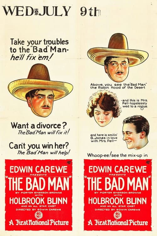 The Bad Man (1923) poster