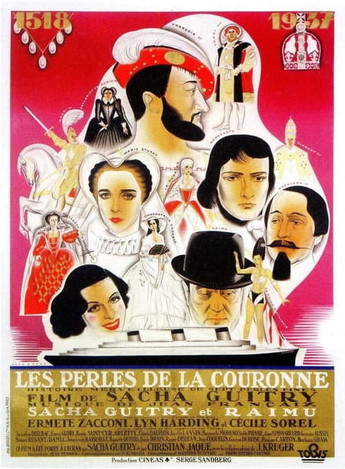 Les Perles de la couronne (1937) poster