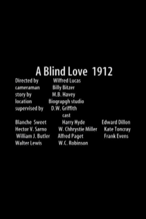 Blind Love (1912) poster