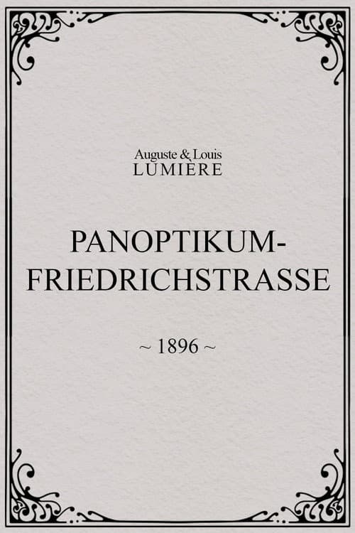 Panoptikum-Friedrichstrasse (1896) poster