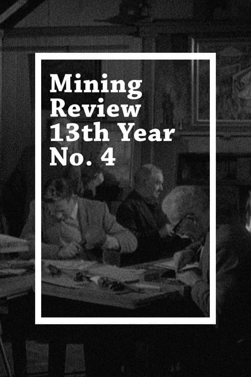Mining Review 13th Year No. 4 (1959) poster