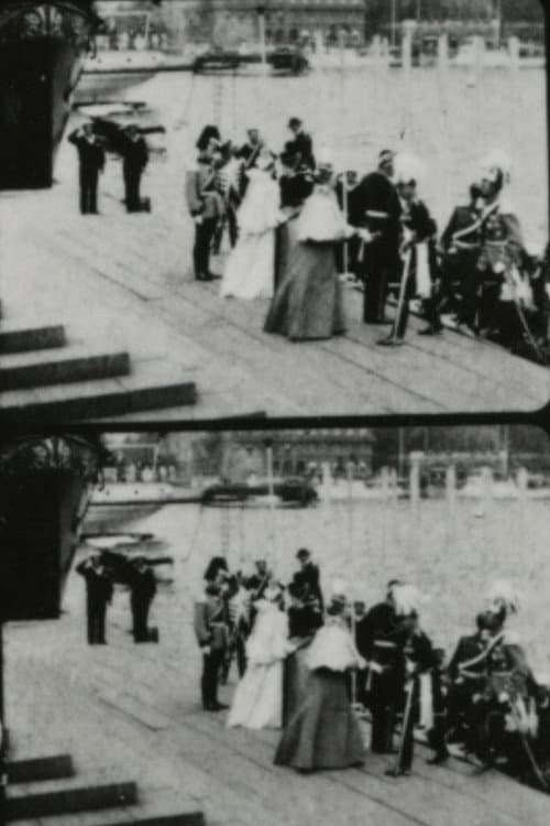 Prinsparets ankomst till Stockholm den 9 juli (1905) poster