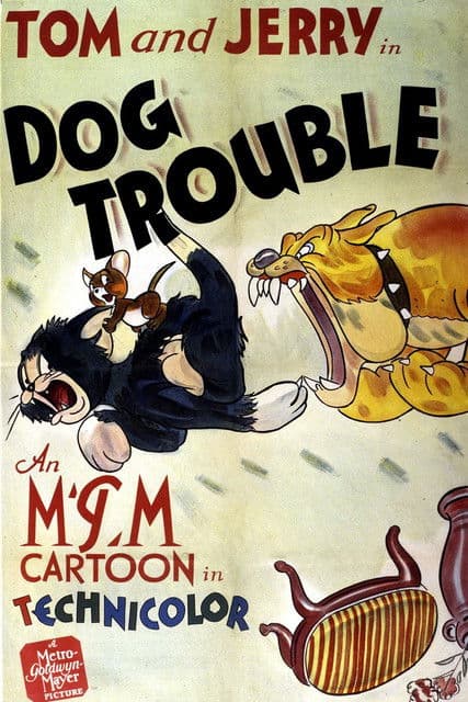 De gebeten hond (1942) poster