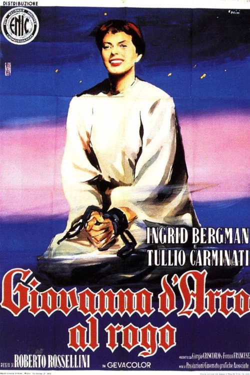 Giovanna d'Arco al rogo (1954) poster
