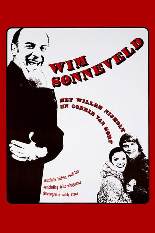 Wim Sonneveld met Willem Nijholt en Corrie van Gorp (1973) poster