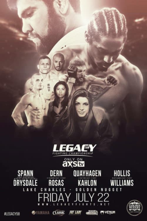 Legacy Fighting Championship 58: Spann vs. Drysdale (2016) poster