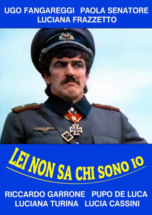 Lei non sa chi sono io (1984) poster